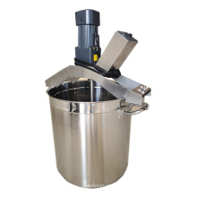 All kinds of sauces non paste pot cooking mixer oil frying machine dipping mixing equipment